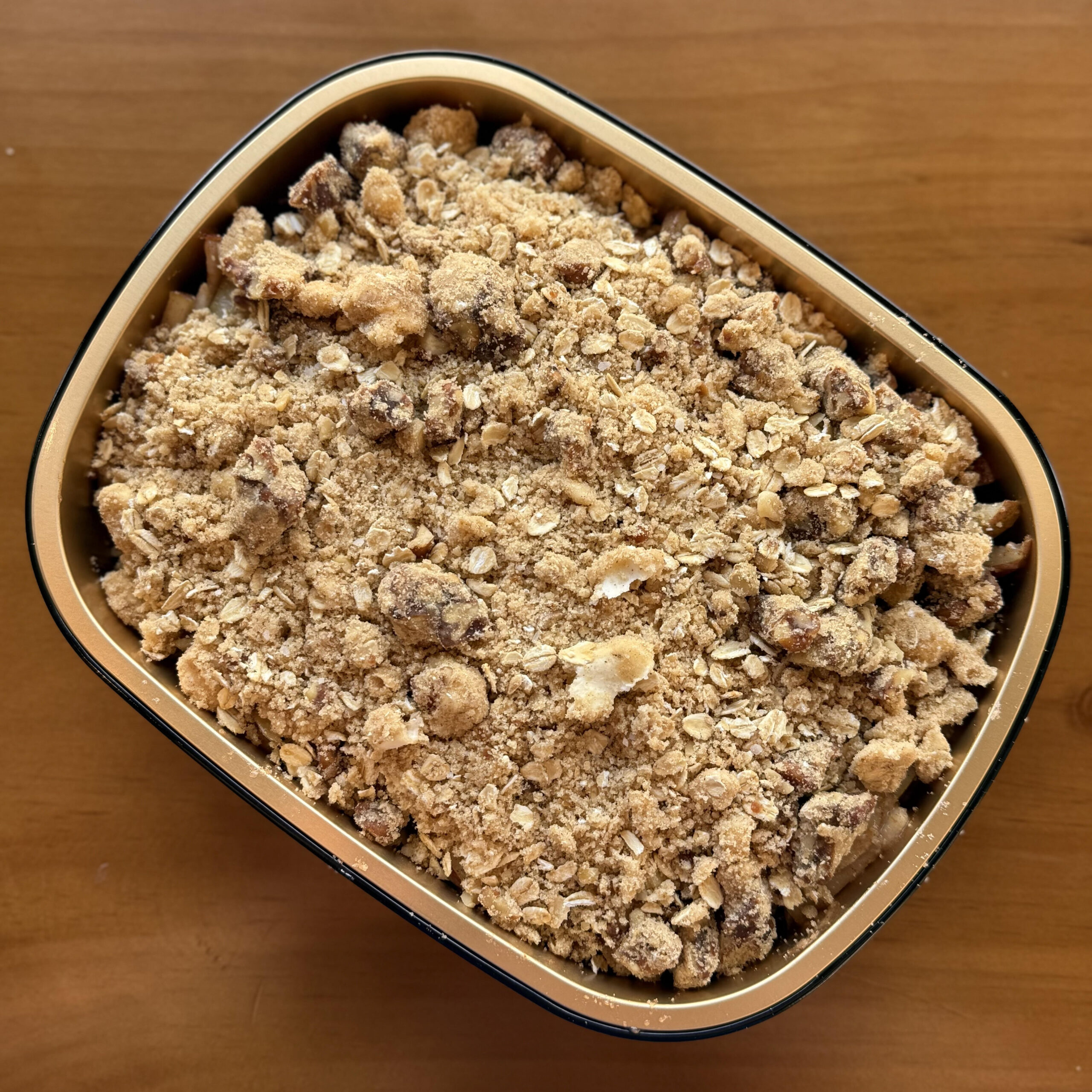 pear crisp with walnuts