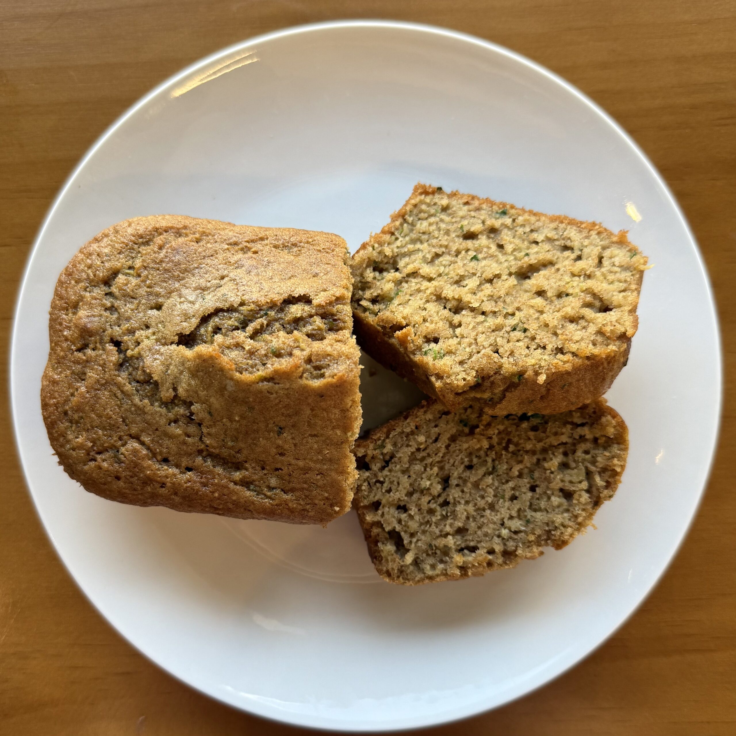 loaf of zucchini bread